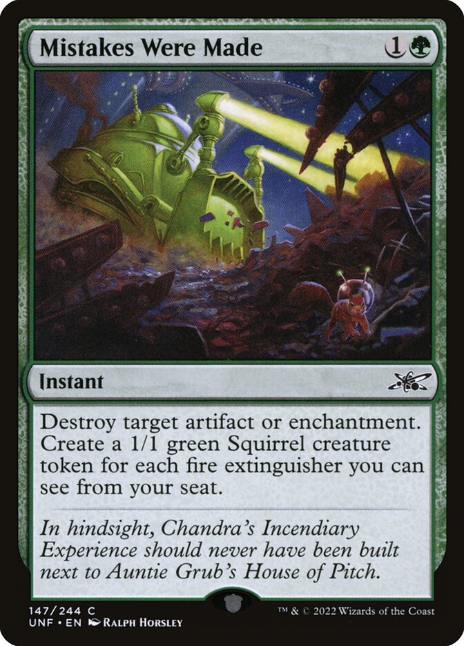Mistakes Were Made - Magic: The Gathering - MoxLand