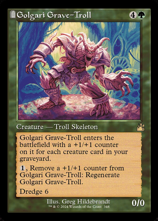 Trol de Túmulo Golgari / Golgari Grave-Troll - Magic: The Gathering - MoxLand