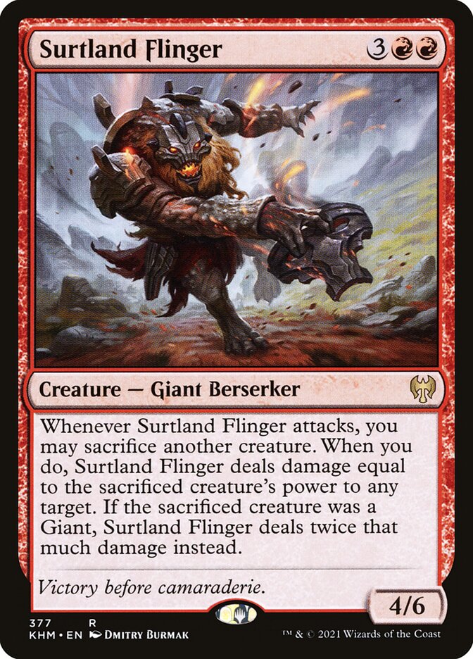 Arremessador de Surtland / Surtland Flinger - Magic: The Gathering - MoxLand