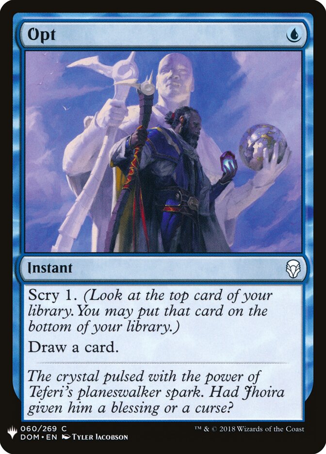 Optar / Opt - Magic: The Gathering - MoxLand