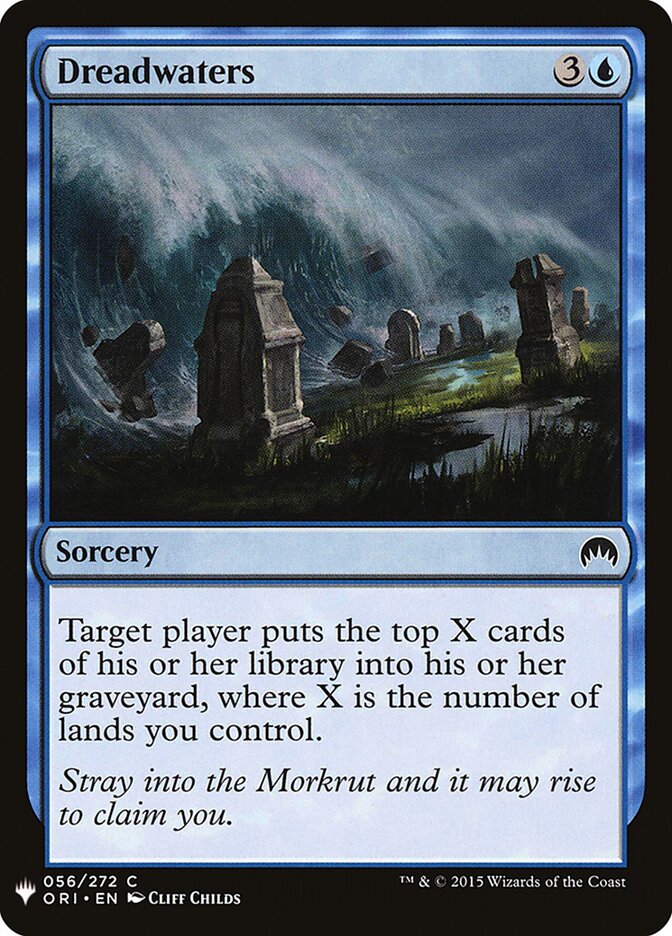 Onda Medonha / Dreadwaters - Magic: The Gathering - MoxLand