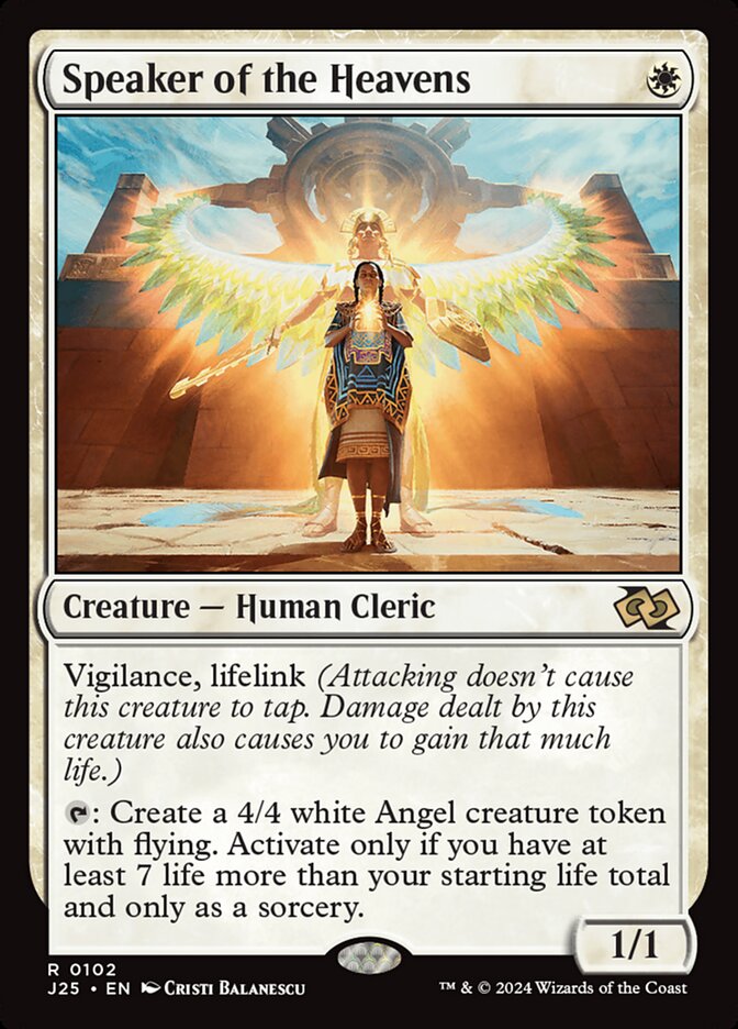 Porta-voz dos Céus / Speaker of the Heavens - Magic: The Gathering - MoxLand