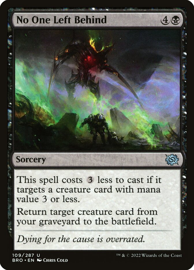 Ninguém Fica para Trás / No One Left Behind - Magic: The Gathering - MoxLand