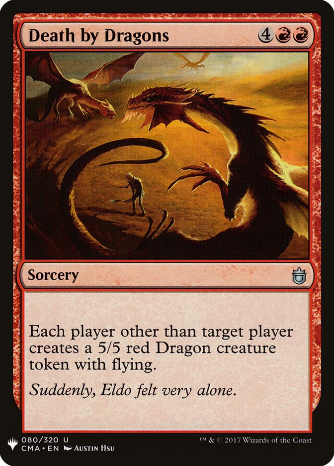 Death by Dragons - Magic: The Gathering - MoxLand