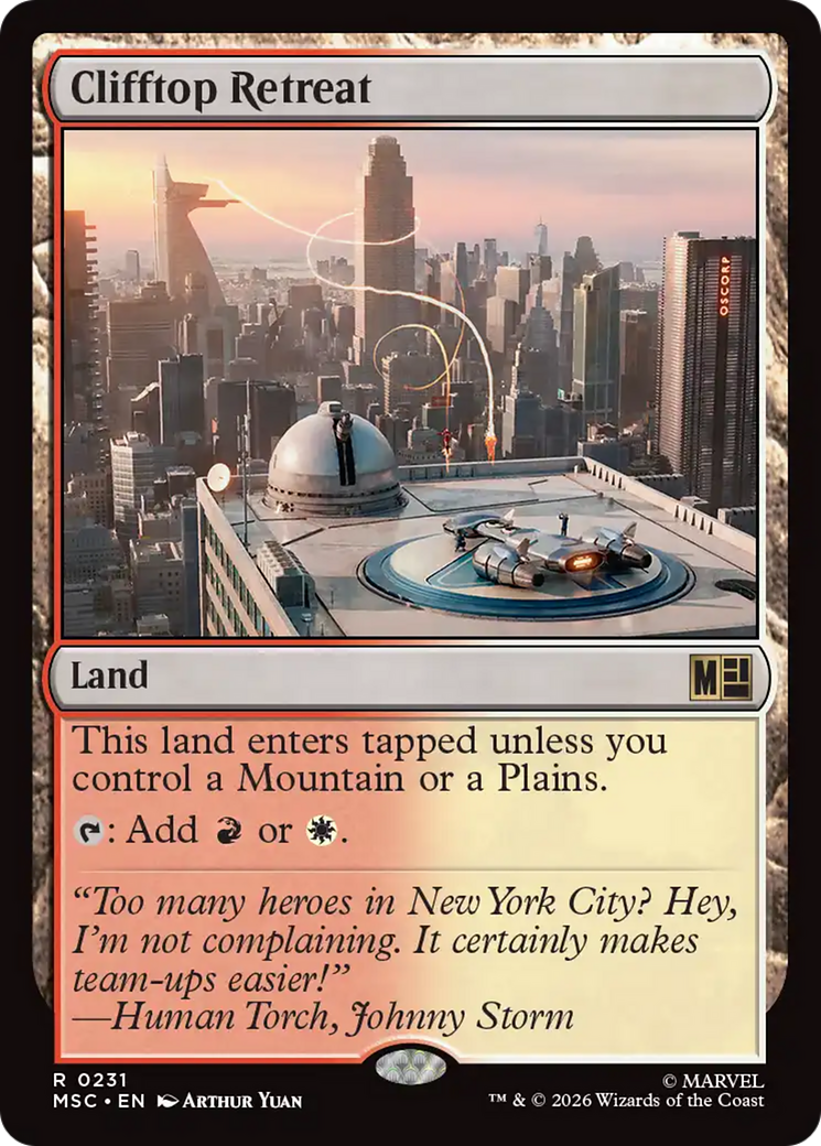 Retiro da Falésia / Clifftop Retreat - Magic: The Gathering - MoxLand