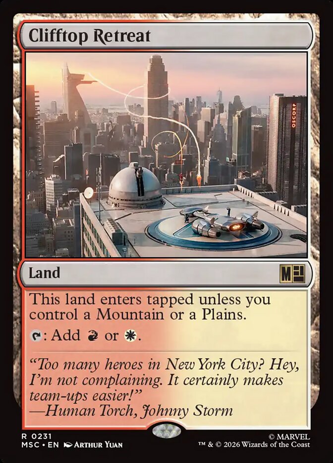 Retiro da Falésia / Clifftop Retreat - Magic: The Gathering - MoxLand
