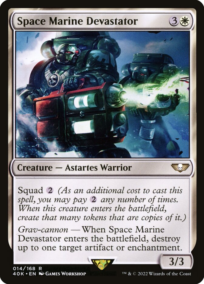 Devastador Space Marine / Space Marine Devastator - Magic: The Gathering - MoxLand