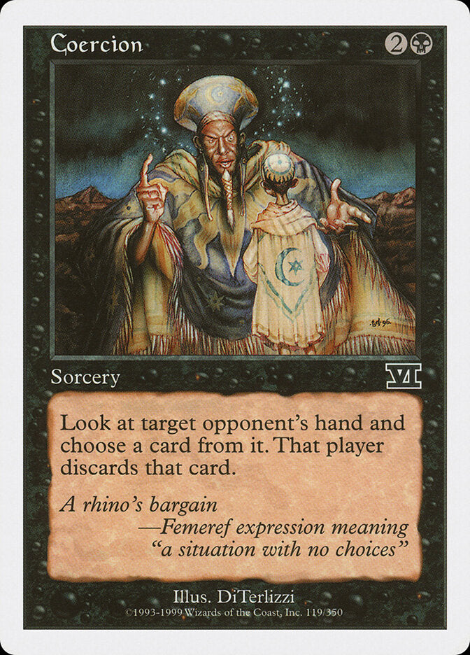 Coerção / Coercion - Magic: The Gathering - MoxLand
