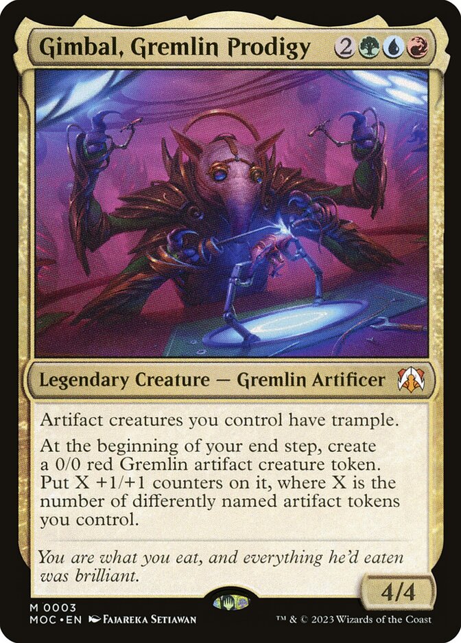 Gimbal, Gremlin Prodígio / Gimbal, Gremlin Prodigy - Magic: The Gathering - MoxLand