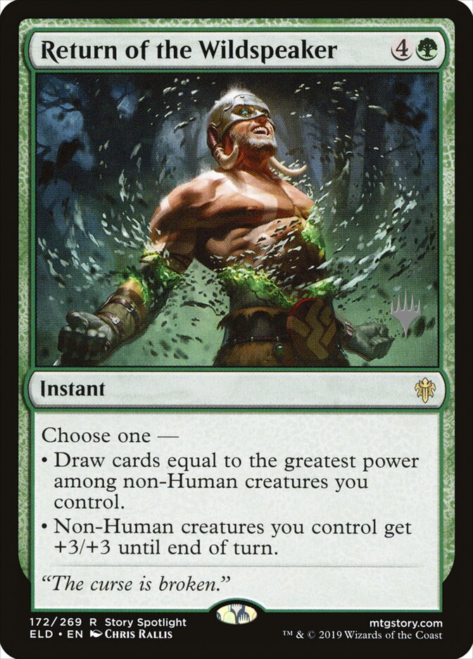 Retorno do Falabravo / Return of the Wildspeaker - Magic: The Gathering - MoxLand