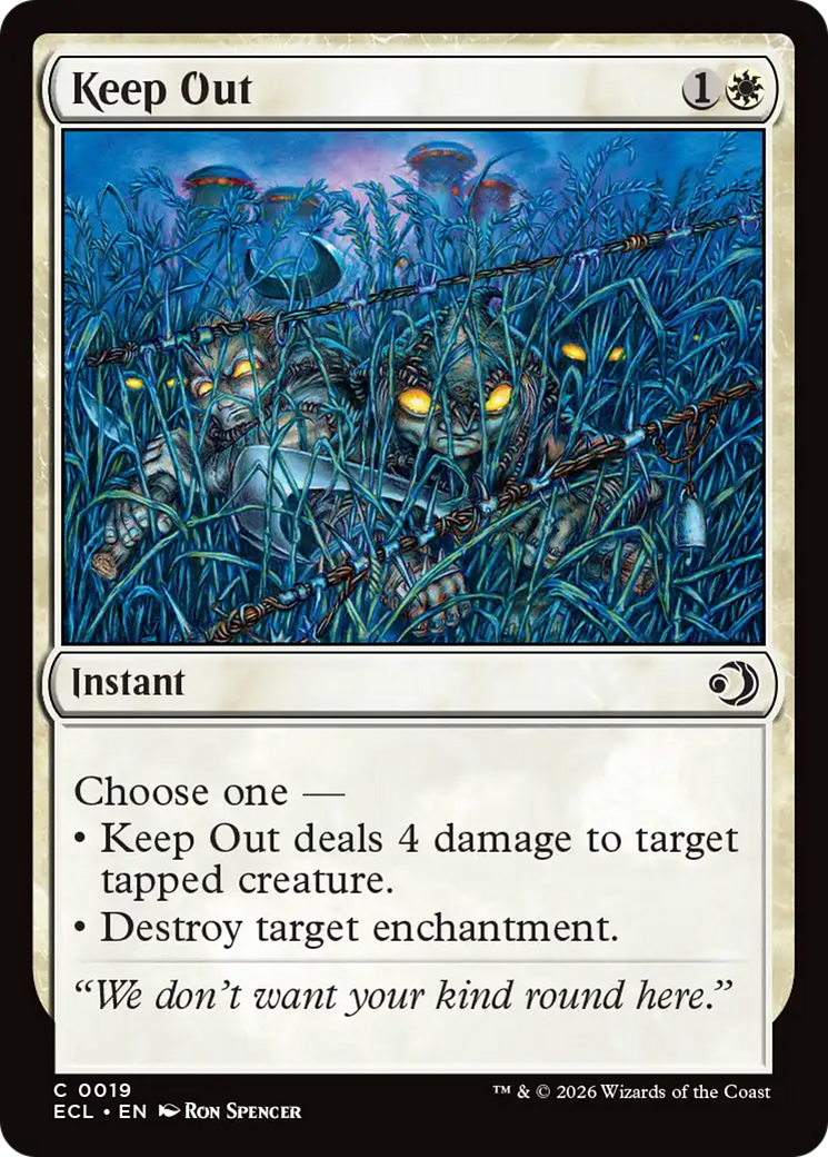 Entrada Proibida / Keep Out - Magic: The Gathering - MoxLand