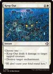 Entrada Proibida / Keep Out - Magic: The Gathering - MoxLand