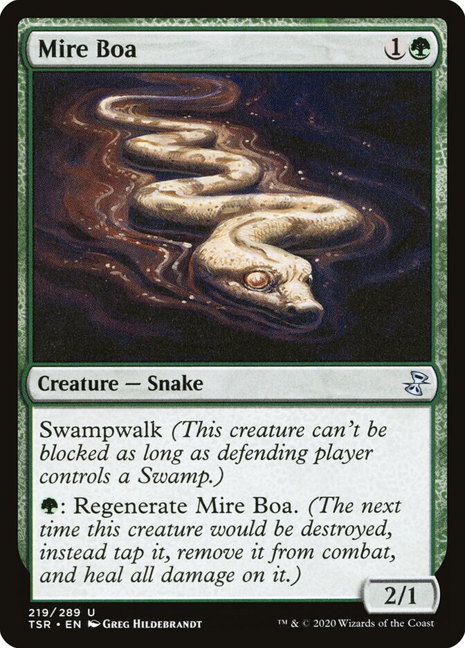 Jiboia Lamacenta / Mire Boa - Magic: The Gathering - MoxLand