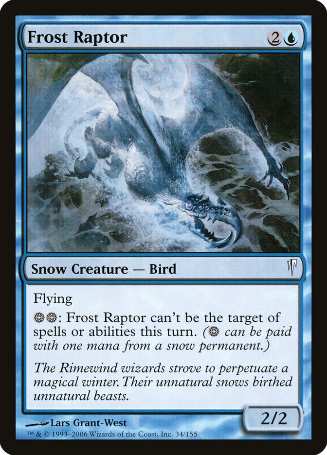 Raptor Congelado / Frost Raptor - Magic: The Gathering - MoxLand