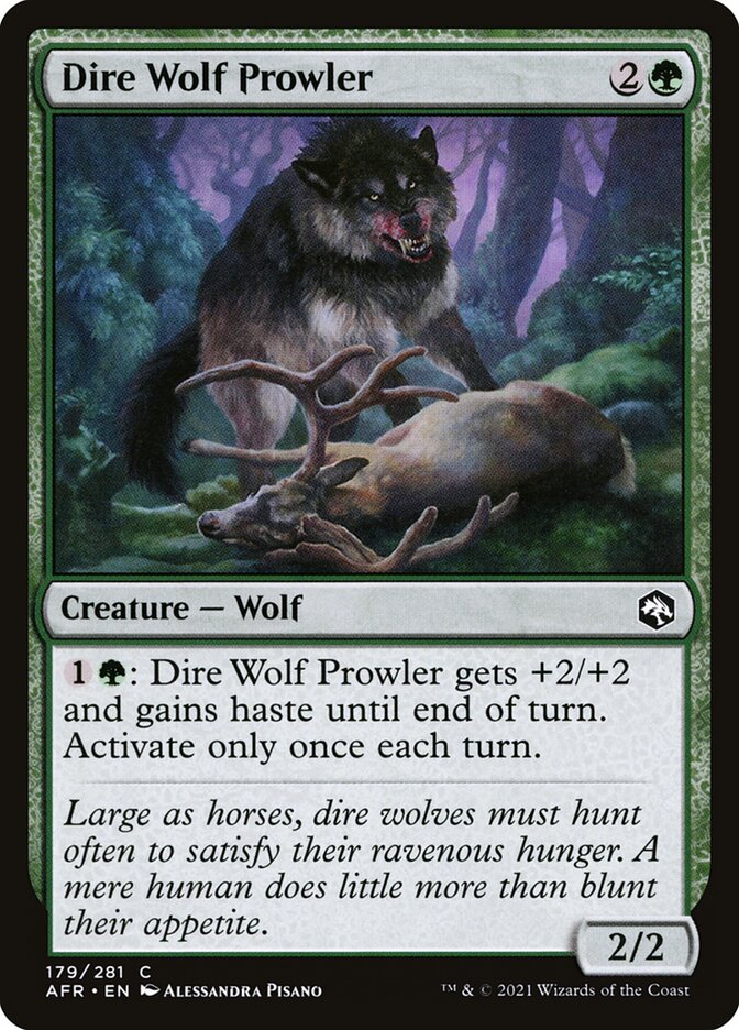 Espreitador Lobo Atroz / Dire Wolf Prowler - Magic: The Gathering - MoxLand