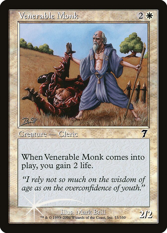 Monge Venerável / Venerable Monk - Magic: The Gathering - MoxLand