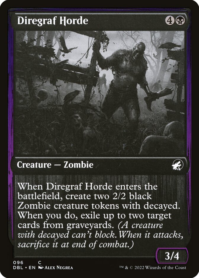 Horda do Cemitério do Terror / Diregraf Horde - Magic: The Gathering - MoxLand