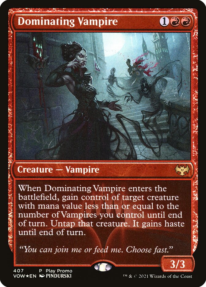 Vampira Dominadora / Dominating Vampire - Magic: The Gathering - MoxLand