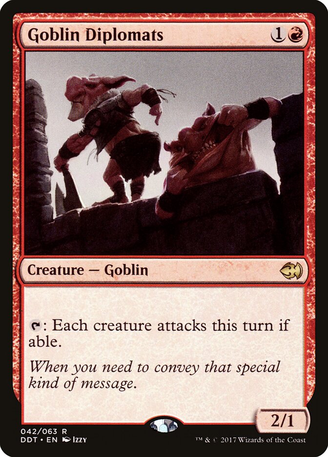 Diplomatas Goblins / Goblin Diplomats - Magic: The Gathering - MoxLand