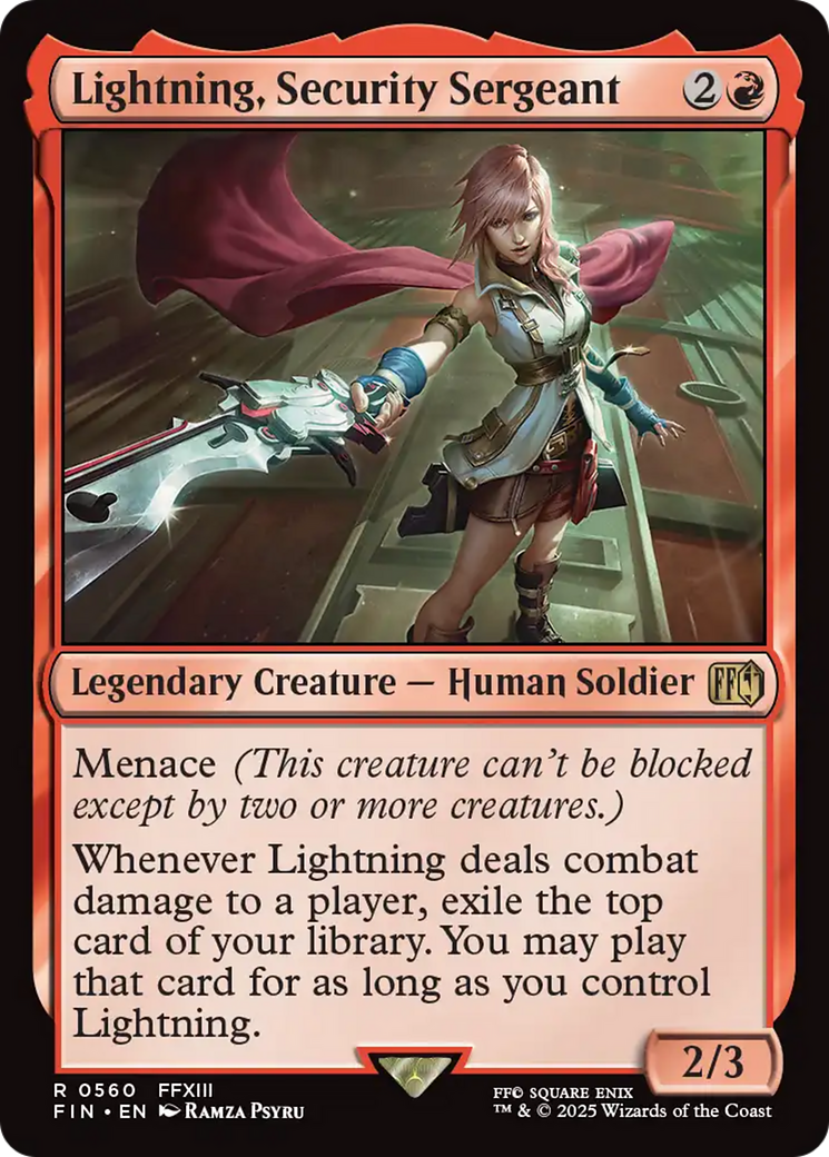 Lightning, Security Sergeant - Magic: The Gathering - MoxLand