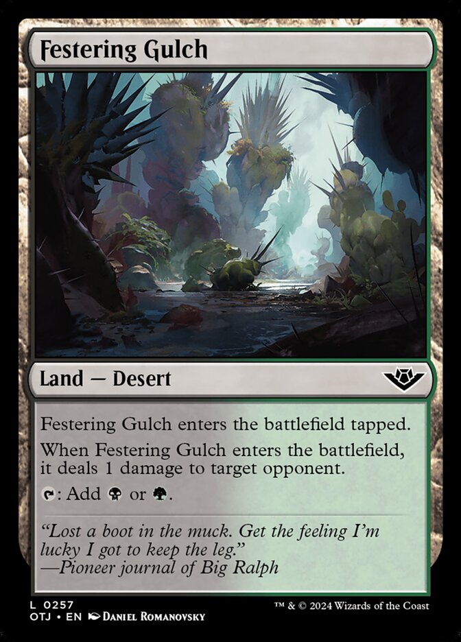 Ravina Pustulenta / Festering Gulch - Magic: The Gathering - MoxLand