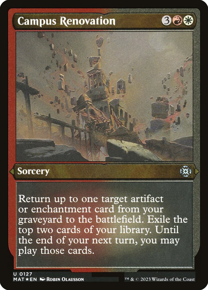 Renovação do Campus / Campus Renovation - Magic: The Gathering - MoxLand
