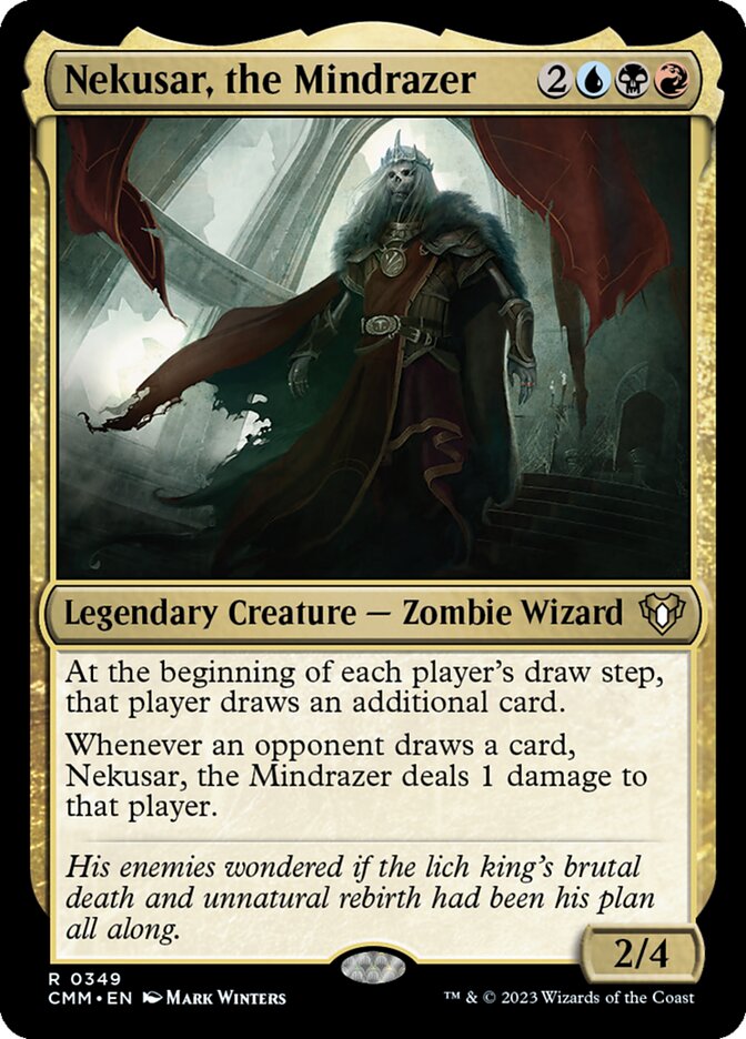 Nekusar, o Arrasador de Mentes / Nekusar, the Mindrazer - Magic: The Gathering - MoxLand