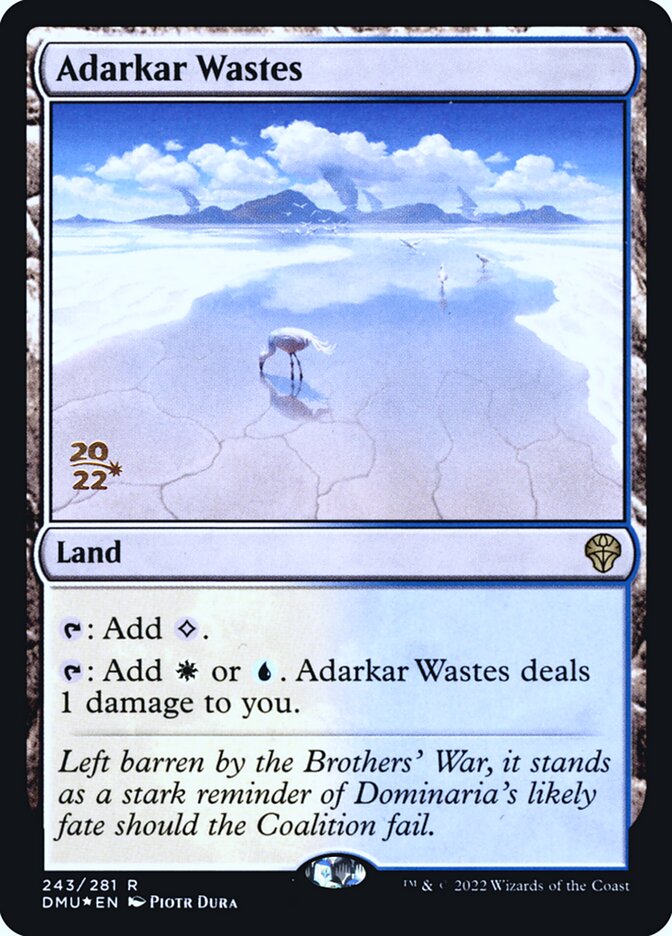 Regiões Agrestes de Adarkar / Adarkar Wastes - Magic: The Gathering - MoxLand