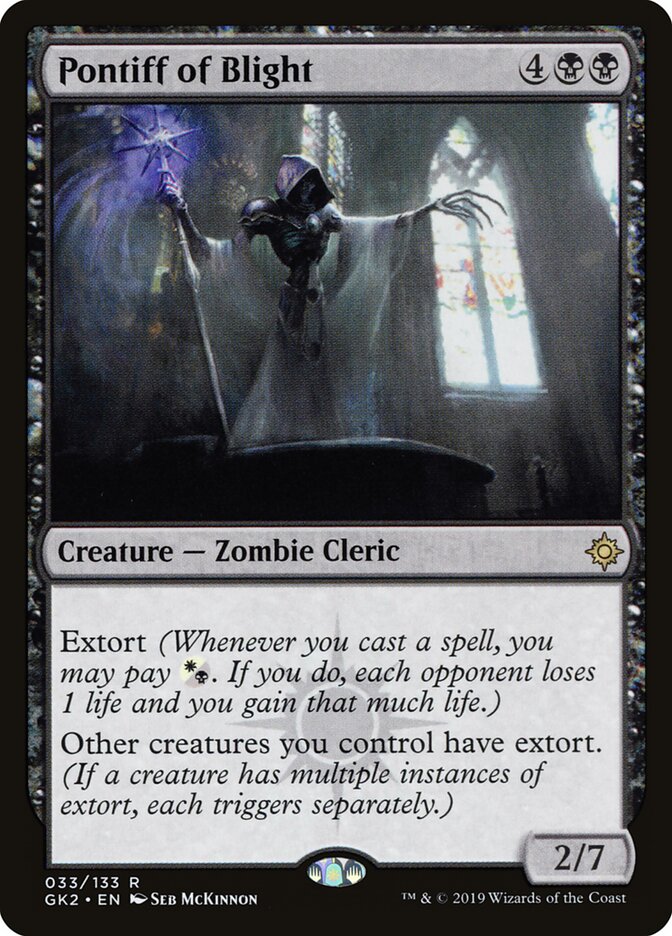 Pontífice do Flagelo / Pontiff of Blight - Magic: The Gathering - MoxLand