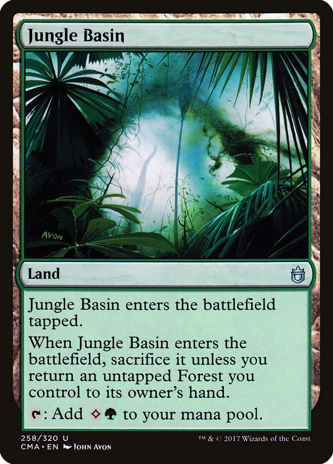 Bacia Selvática / Jungle Basin - Magic: The Gathering - MoxLand
