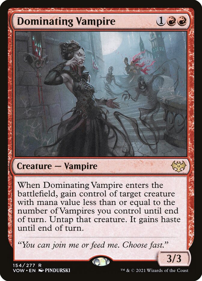 Vampira Dominadora / Dominating Vampire - Magic: The Gathering - MoxLand