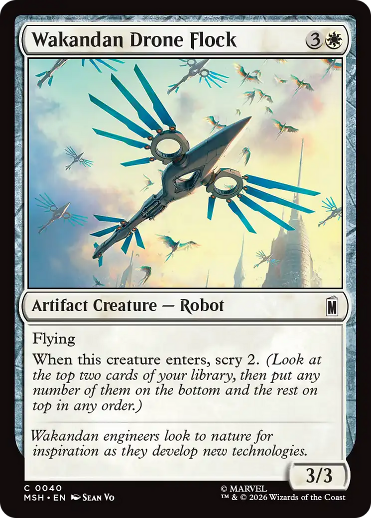 Wakandan Drone Flock - Magic: The Gathering - MoxLand