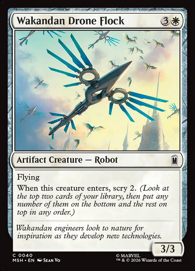 Wakandan Drone Flock - Magic: The Gathering - MoxLand