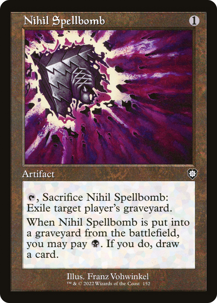 Magibomba Niilista / Nihil Spellbomb - Magic: The Gathering - MoxLand