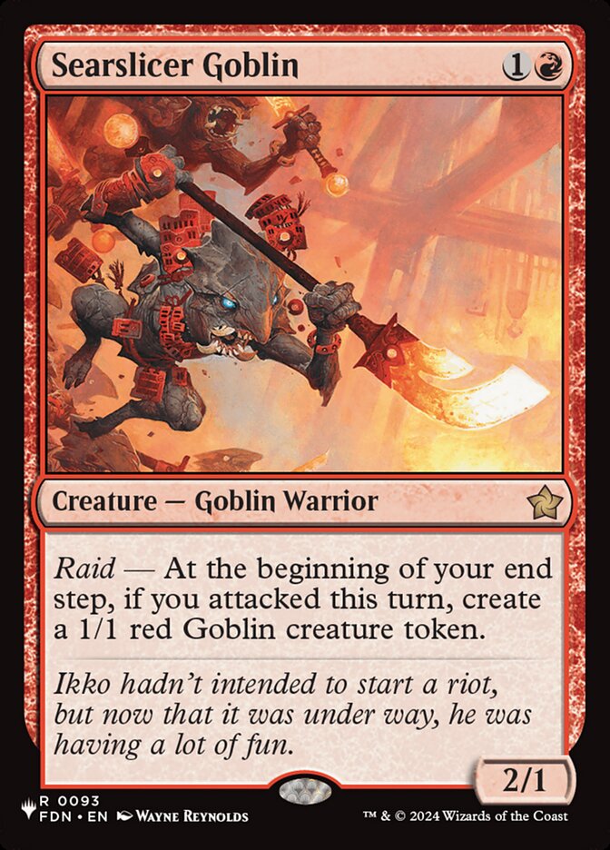 Searslicer Goblin - Magic: The Gathering - MoxLand