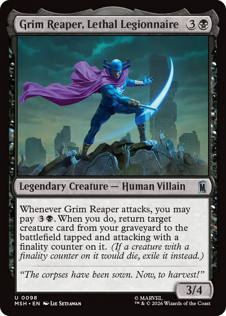 Grim Reaper, Lethal Legionnaire - Magic: The Gathering - MoxLand