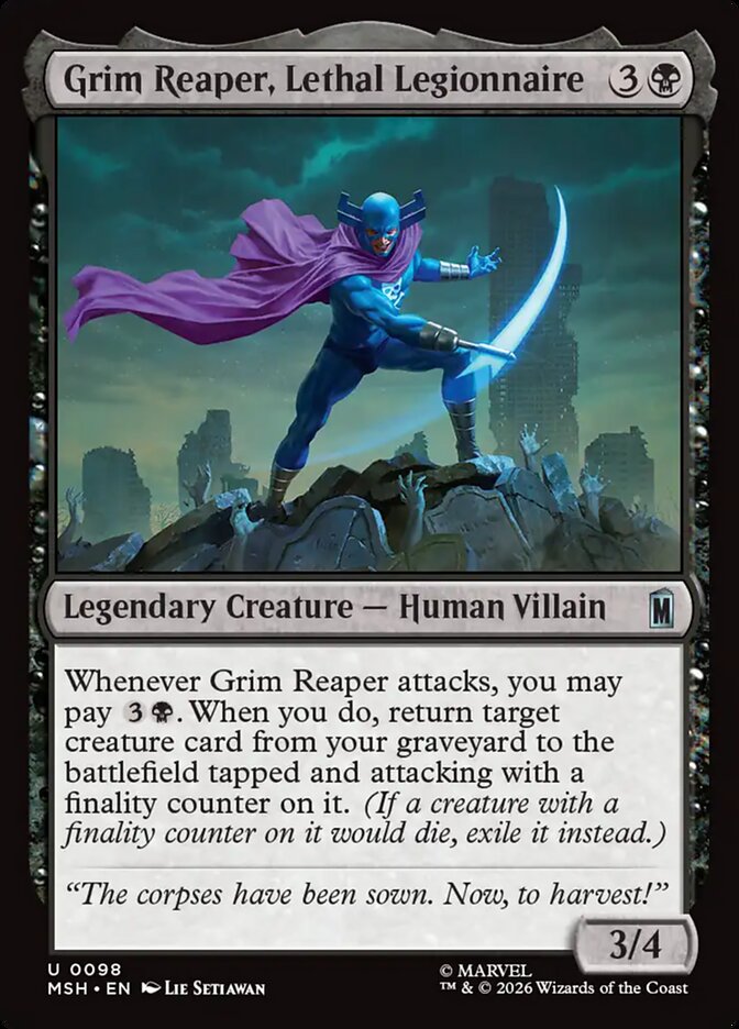 Grim Reaper, Lethal Legionnaire - Magic: The Gathering - MoxLand