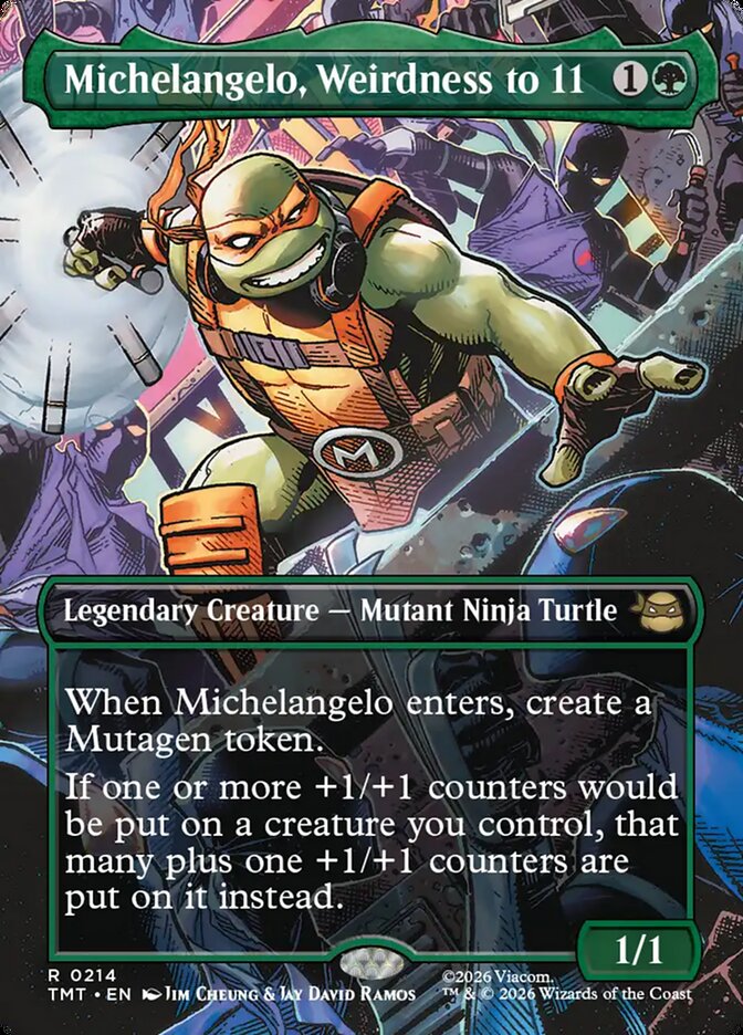 Michelangelo, Weirdness to 11 - Magic: The Gathering - MoxLand