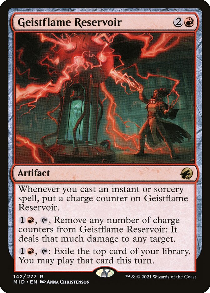 Reservatório de Flameogeist / Geistflame Reservoir - Magic: The Gathering - MoxLand