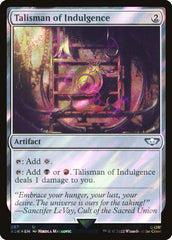 Talismã da Indulgência / Talisman of Indulgence - Magic: The Gathering - MoxLand