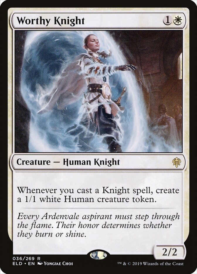 Cavaleira Digna / Worthy Knight - Magic: The Gathering - MoxLand