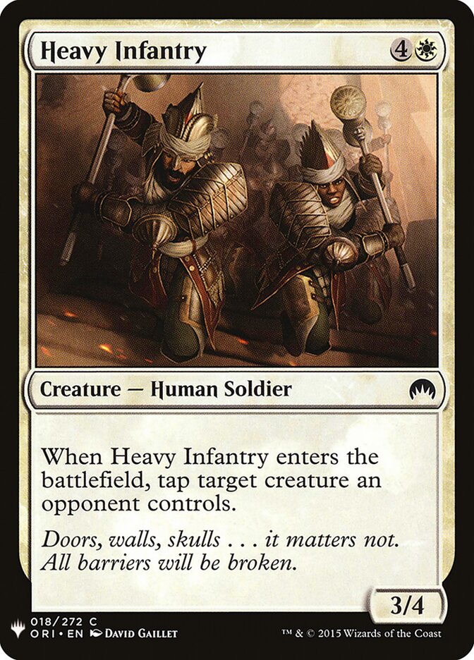Infantaria Pesada / Heavy Infantry - Magic: The Gathering - MoxLand