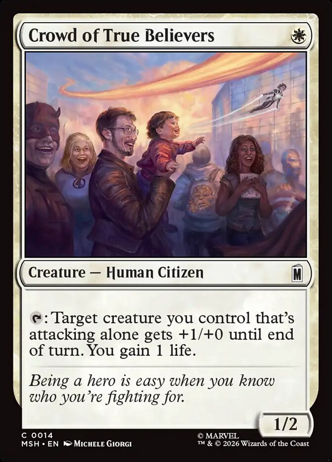 Crowd of True Believers - Magic: The Gathering - MoxLand