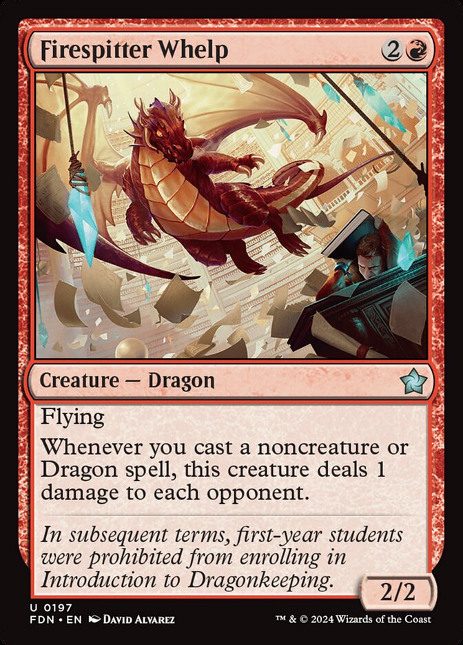 Filhote Cospefogo / Firespitter Whelp - Magic: The Gathering - MoxLand