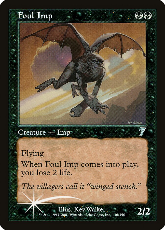 Diabrete Abominável / Foul Imp - Magic: The Gathering - MoxLand
