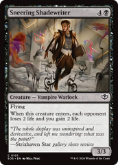 Sneering Shadewriter - Magic: The Gathering - MoxLand