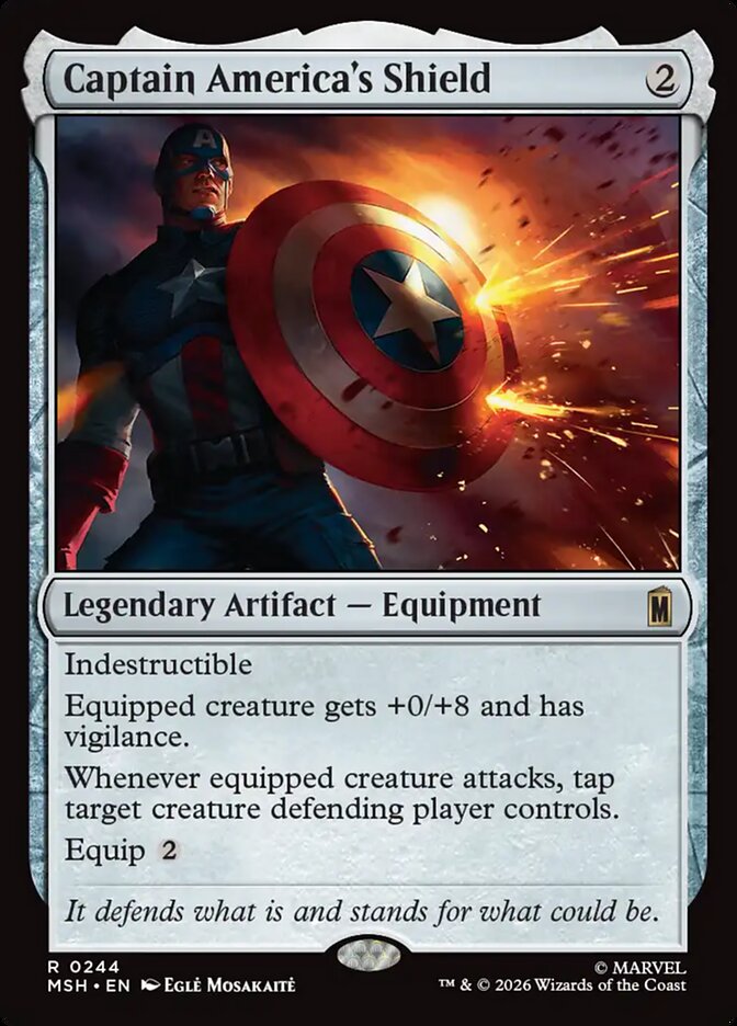 Captain America's Shield - Magic: The Gathering - MoxLand