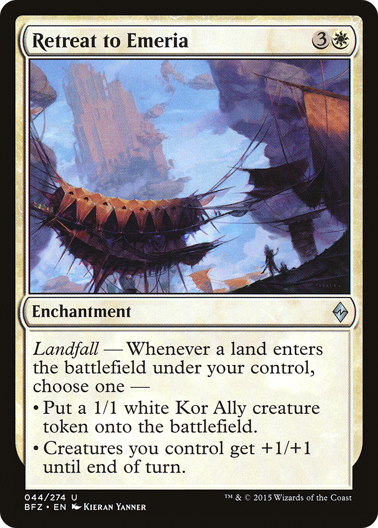 Retirada para Emeria / Retreat to Emeria - Magic: The Gathering - MoxLand