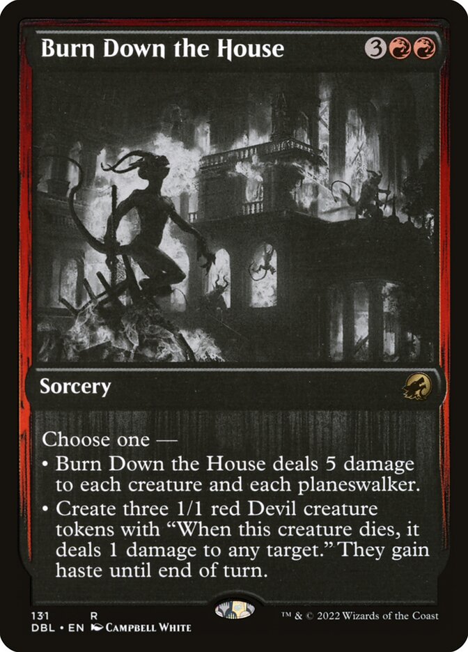 Incendiar a Casa / Burn Down the House - Magic: The Gathering - MoxLand