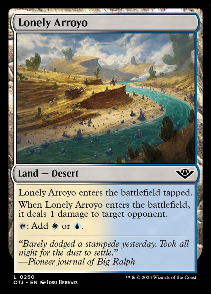 Arroio Solitário / Lonely Arroyo - Magic: The Gathering - MoxLand